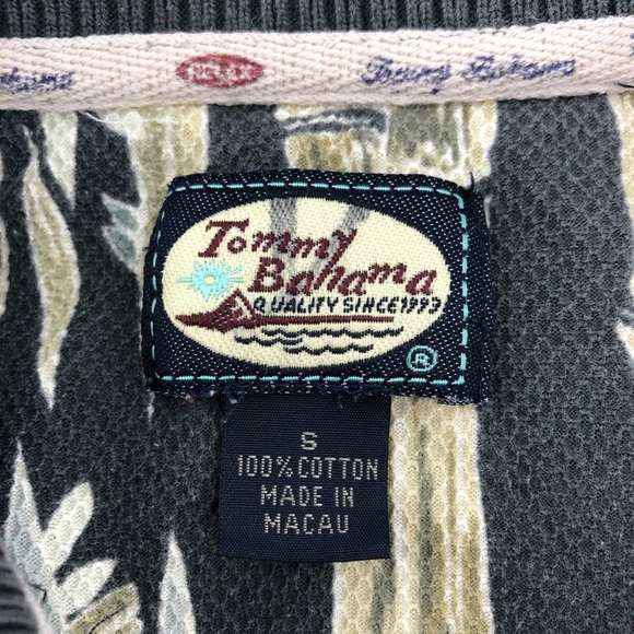 Tommy Bahama Bamboo Print Polo Shirt, Size S - Picture 4 of 6